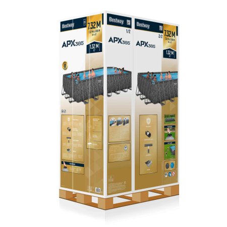 Бассейн каркасный Bestway APX365 732х366х132см 30045л