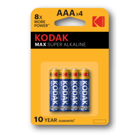 Батарейка щелочная MAX SUPER Alkaline AAA 4шт/уп.