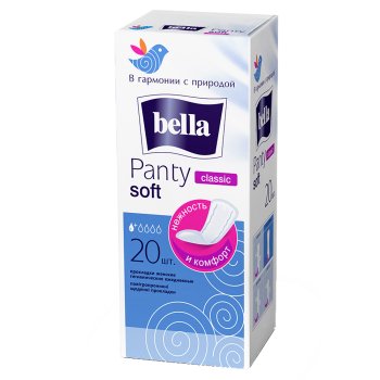 Прокладки ежедневные Bella Panty soft Classic 20 шт