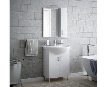 Тумба напольная Олимп 85х50х29,5см цвет белый