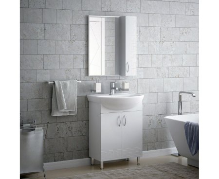 Тумба напольная Олимп 85х50х29,5см цвет белый