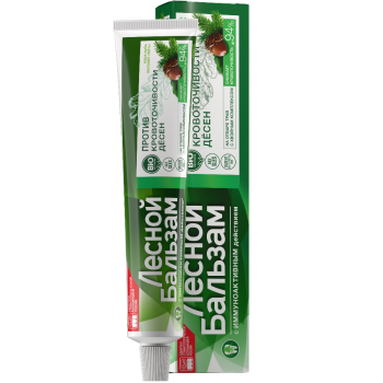 Паста зубная Лесной Бальзам С корой дуба и пихтой на отваре трав 75 мл