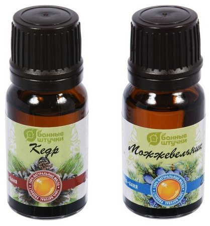 Эфирное масло  Кедровая хвоя и ягоды можжевельника Банные штучки 2 шт, 10 мл