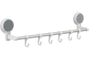 Планка с 6 крючками Light  цвет белый