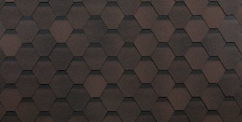 Гибкая битумная черепица Технониколь Оптима коричневый 3 кв.м