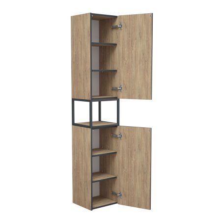 Пенал подвесной Форест 183х35х30см коричневый