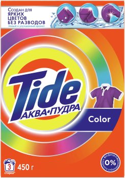 Стиральный порошок Tide Color для стиральных машин 0,4кг для цветного белья