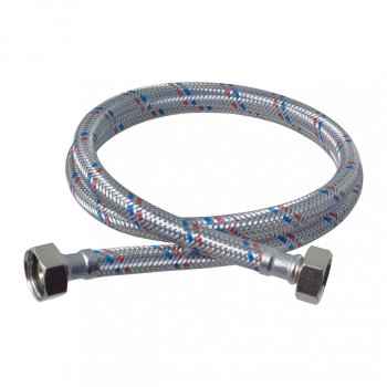 Гибкая подводка ELKA для воды 100см 1/2"х1/2" ПВХ гайка-гайка