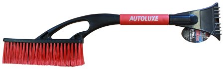 Щетка для снега со скребком цвет красный 600 мм