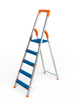 Стремянка Sarayli 5 ступеней алюминий Стремянка Sarayli 5 ступеней алюминий
