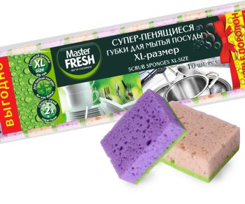 Губка суперпена 10х7,1х3,4 см 10шт