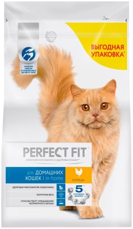 Корм сухой для кошек Perfect Fit курица 650г