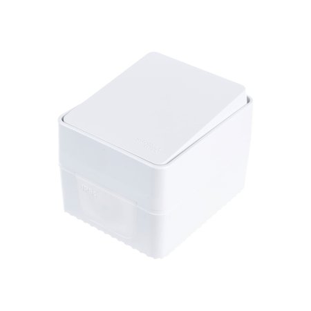 Переключатель накладной Schneider Electric AtlasDesign Profi54 1 кл. белый, без подсветки, арт. ATN540161