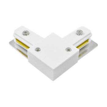 Коннектор угловой Jazzway PTR CL белый