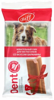 Лакомство  для собак TITBIT Жевательный снек Dent баранина 270г