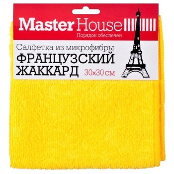 Салфетка для уборки Французский жаккард MasterHouse 30х 30 см 1 шт.