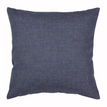 Подушка декоративная 40х40 см цвет индиго хлопок