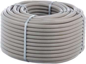 Труба гофрированная ПВХ 40 мм IEK серый уп.15м с зондом арт.CTG20-40-K41-015I