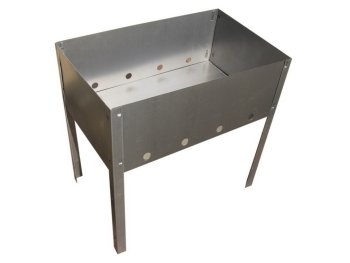 Мангал складной Шашлычник 70х30х70 см 0,7 мм