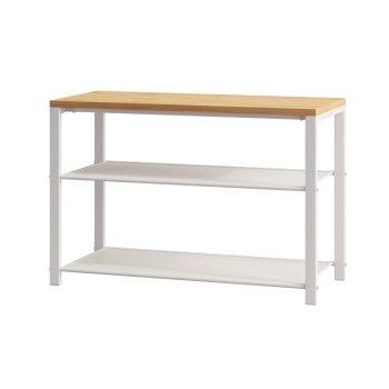 Банкетка-скамья с сиденьем 2-х ярусная Торонто23л 45х 67х 30см цвет белый