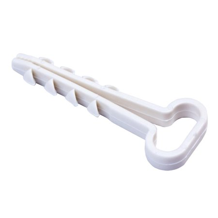 Дюбель-хомут КВТ плоский 10-5мм полиамид белый 100шт.