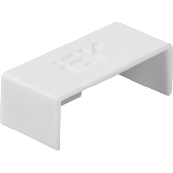 Заглушка торцевая IEK Элекор 20х10 цвет белый уп.4шт.