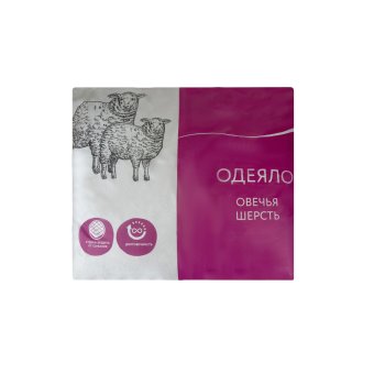 Одеяло Fine Line полутороспальное овечья шерсть /всесезонное