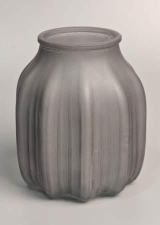 Ваза матовое стекло h16,5см /v0,9л