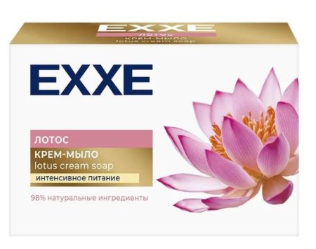 Мыло туалетное Exxe 90г Лотос 1шт.