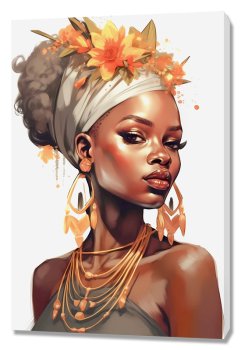 Картина на холсте Девушка 60х 40см