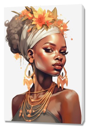 Картина на холсте Девушка 60х 40см