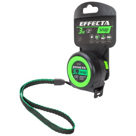 Рулетка Effecta 19 мм 3 м