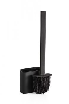 Ершик для унитаза настенный цвет черный