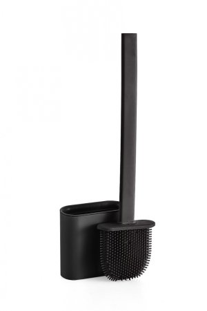 Ершик для унитаза настенный цвет черный