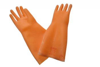 Перчатки диэлектрические АО "АЗРИ" цвет оранжевый