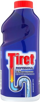 Средство чистящее для труб Tiret Professional гель 500мл
