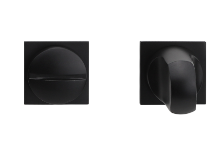 Накладка сантехническая квадратная Palidore OL 10 цвет черный