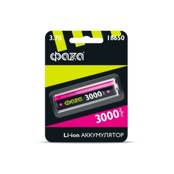 Аккумулятор Li-ion ФАZA AA 3000мАч 1шт/уп.