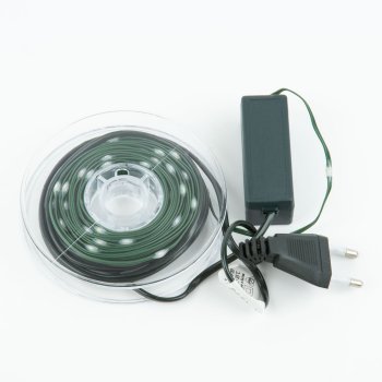 Гирлянда для дома роса Полоса 10м мультиколор 100 LED ламп зеленый провод