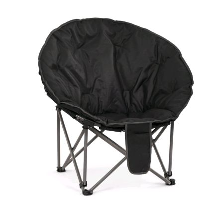 Кресло складное ЧД Nolita Луна 86х70х82см черный