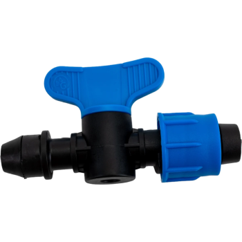 Кран стартовый для ленты капельного полива с уплотнительной резинкой