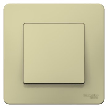 Переключатель встраиваемый Schneider Electric Blanca 1 кл. бежeвый, без подсветки, арт. BLNVS010607