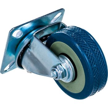 Опора колесная поворотная без тормоза на площадке Ø50 мм  10х60мм
