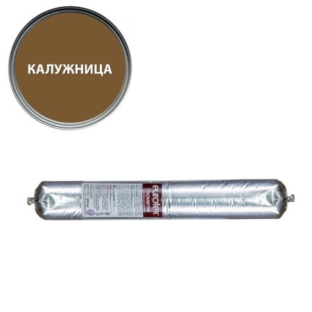 Герметик для дерева Eurotex шовный для дерева акриловый калужница 600 мл