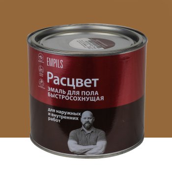 Эмаль Эмпилс Расцвет для полов золотисто-коричневая 1,9 кг глянцевая