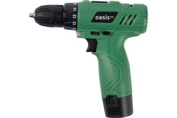 Дрель-шуруповерт аккумуляторная Oasis AV-12 Eco Li-ion 12В 1x1,3Ач 24Нм