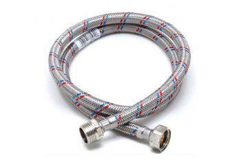 Гибкая подводка FT GROUP для воды 40см 1/2"х1/2" нержавеющая сталь гайка-гайка