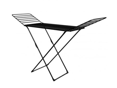 Сушилка для белья напольная Вероника черная 173х55х92 см Сушилка для белья напольная Вероника черная 173х55х92 см