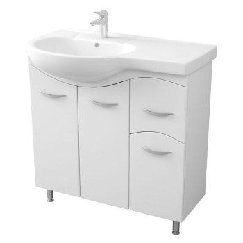 Тумба напольная Коралл 85х85х51см цвет белый Тумба напольная Коралл 85х85х51см цвет белый