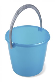 Ведро пластик Соло перламутровое 3л цвет бирюзовый